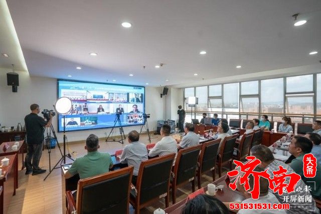 自由贸易试验区昆明片区济南片区举行联动创新线上签约活动