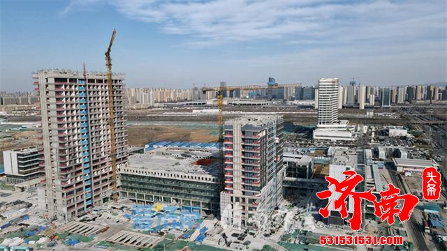 济南国际医学科学中心核心区树兰（济南）国际医院项目多座高层建筑已经封顶
