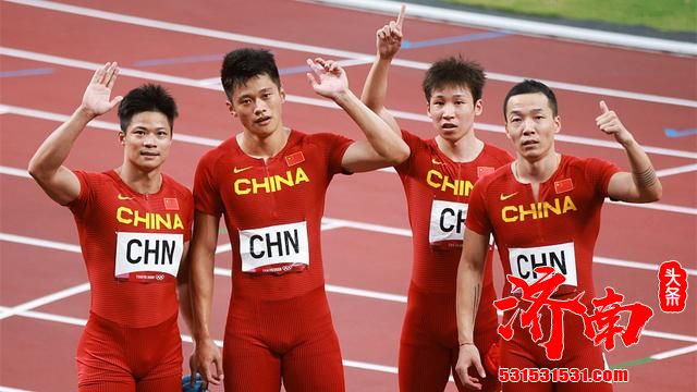 中国田径男子4×100米接力队递补获得东京奥运会铜牌