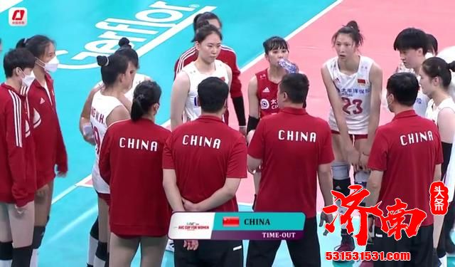 2022年女排亚洲杯半决赛 中国女排3比2击败泰国女排晋级亚洲杯决赛
