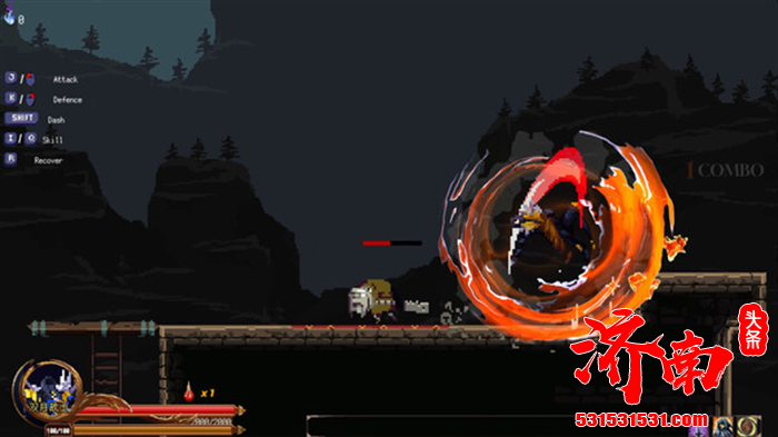 横版像素风2D动作肉鸽游戏《巨神的遗址》Steam游戏平台开启playtest