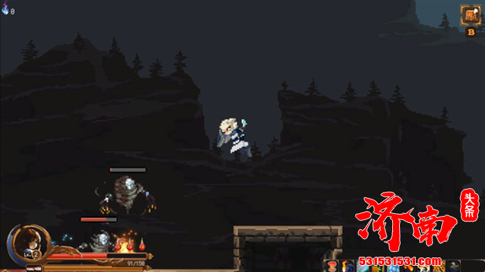 横版像素风2D动作肉鸽游戏《巨神的遗址》Steam游戏平台开启playtest