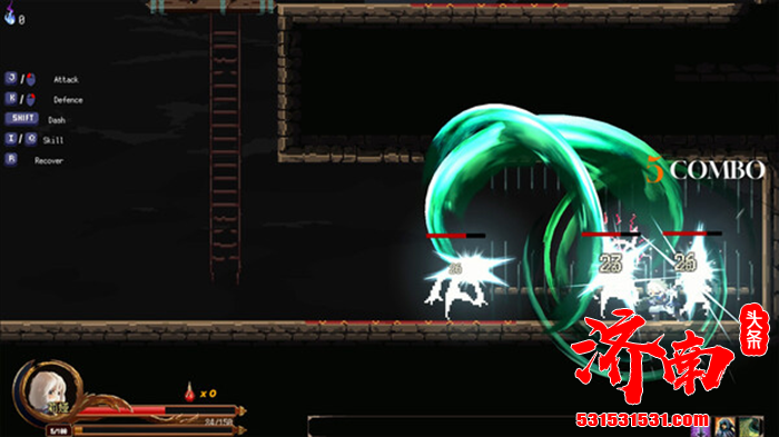 横版像素风2D动作肉鸽游戏《巨神的遗址》Steam游戏平台开启playtest