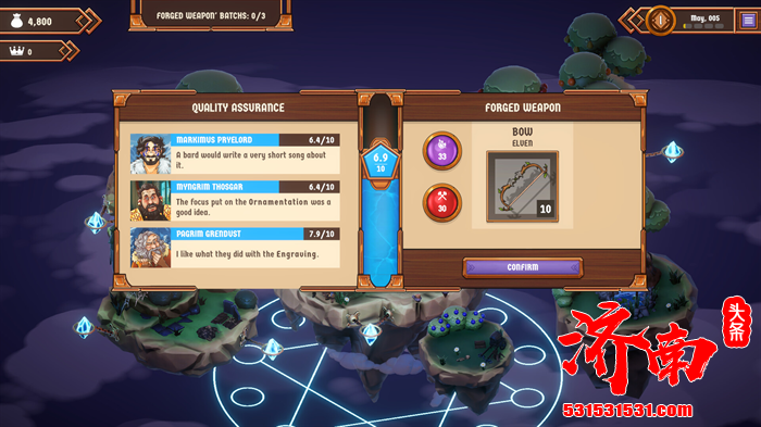 奇幻题材模拟经营游戏《魔力熔炉大亨》正式登陆 Steam 平台