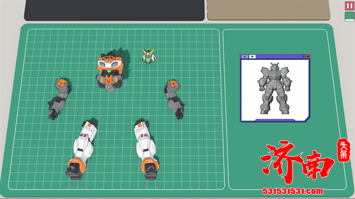 3D 机甲模型组装模拟游戏《机甲建造者3D》登陆 Steam 平台